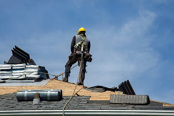 Professional Roof Installation technician working in Laurel, IA
